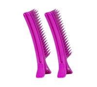 2 clips de corte de pelo con peine y agarre antideslizante para peluquería