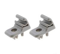 2 clips de montaje para visera solar, 97243143 Confort de conducción para vehículos Iveco, clips de fijación fiables ABS
