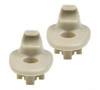 2 clips de soporte para visera solar de coche para Jeep para Liberty KK KJ para esquivar para nitro para ka 2005-2012, kit de reparación de soporte de gafas de retención (2 piezas)