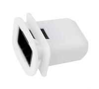 2 clips de sujeción para asiento trasero acolchado blanco/negro para Vauxhall Insignia A/B Astra J/K Adam Crossland X para Vectra C para Chevrolet para Cruze Aveo Malibu