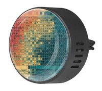 2 clips de ventilación para coche, ambientador con impresión de tabla de código, difusor de aceites esenciales de aromaterapia