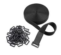 2 cm 5/10 m cinta de gancho y bucle para asegurar el cable con hebillas de 25/50 sin cortar a medida para cables de cuerda