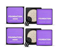 2 cojines de aire con cabeza de seta CC Cream, Mushroom Head Air Cushion Foundation, base de maquillaje, tono de piel uniforme para todos los tipos de piel (blanco marfil)