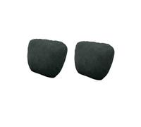 2 cojines para reposacabezas de algodón y alcántara Compatible con BMW, Audi, Tesla, Benz, VW, Toyota, Skoda, Alfa Romeo.(Green)