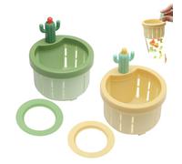 2 coladores de fregadero de cocina, 2024 Cactus Kitchen Sink Drain Strainer con 2 espaciadores, colador de lavabo Cactus, fregadero de cocina de cactus, colador de fregadero, adecuado para lavabos de
