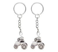 2 Coles De Tractor, 2 Llaveros, Coles Creativos De Metal, Llaveros para Hombre, Llaveros Coles, Pequeños Regalos Interesantes