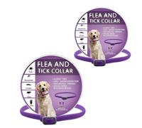 2 collares para perros repelentes: para perros grandes, medianos y pequeños con diseño ajustable, también apto para cachorros de más de 6 semanas