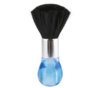 2 colores cuello plumero cepillo suave peluquero limpieza del cabello cepillo de pelo corte peluquería herramienta de peinado para uso en el salón(Azul)