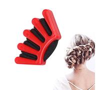 2 Colores Esponja Portátil Herramienta de Peinado del Cabello Estilista Rodillo de Pelo Accesorios DIY Novia Trenzador de Pelo Clip de Peinado Trenzado Trenzado para Mujeres y