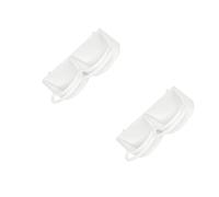 2 comederos colgantes para pájaros, doble compartimento, fácil de alimentar para palomas, loros, canarios, pinzas, comederos a prueba de derrames