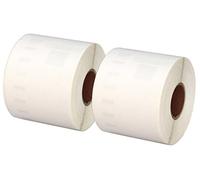 2 Compatibles Rollos 99014 S0722430 54mm x 101mm Etiquetas para Dymo LabelWriter 4XL 450 400 330 320 310 Twin Turbo Duo Seiko SLP 450 430 420 400 240 220 200 120 100 Pro Plus (220 Etiquetas por Rollo)