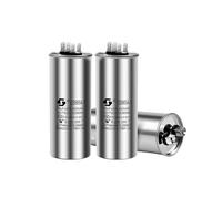 2 condensadores de motor CBB65 for compresor de aire acondicionado, condensador de arranque de 450 V CA, 5 UF, 6 UF, 15 UF, 20 UF, 25 UF, 30 UF, 35 UF, 40 UF, 45 UF y 50 UF.(80UF)