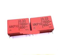 2 condensadores de película de 1600 V, 334, 0,33 UF, 1600 V, 330 nF, 334 K, 10% MKP10, paso de 37,5 mm