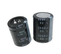 2 condensadores electrolíticos 6800UF 80V 80V 6800UF 30X45 GU 105 grados