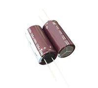 2 condensadores electrolíticos de aluminio de 120 µF, 400 V, 18 x 36 mm