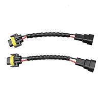 2 conectores 9005 HB3 9006 HB4 macho a conectores hembra H11, arnés de cableado para faros antiniebla