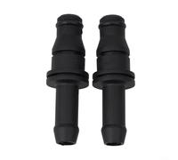 2 conectores de manguera de refrigerante para tanque de expansión de coche para C230 S400 S550 S600 S63 S65 AMG 2002-2012 OEM 0039970689, color negro