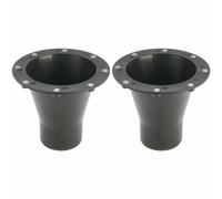 2 conectores de manguera magnéticos largos compatibles con puertos de recogida de polvo como cepilladoras, sierras de mesa, cepilladoras de grosor y lijadoras de tambor