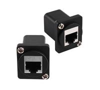 2 Conectores de Panel Modulares Ethernet GigE RJ45 Cat 6A EtherCON para la Serie EH de Switchcraft Neutrik NE8FDX-P6