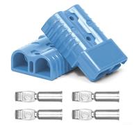 2 conectores de terminal de cable de batería de 175 A 600 V con clasificación de fuego UL94 V0 y contactos chapados en plata para una conductividad eléctrica fiable