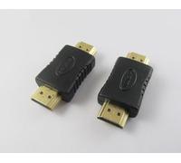 2 conectores HDMI macho a macho adaptador extensor de género M/M HDTV 1080P