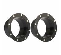 2 conectores magnéticos cortos de manguera compatibles con puertos de recogida de polvo como cepilladoras, sierras de mesa, cepilladoras de grosor y lijadoras de tambor