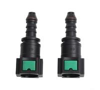 2 conectores rápidos de combustible de coche hembra de 5/16 pulgadas SAE a macho de 8,5 mm, accesorio de plástico para manguera de goma de tubo de nailon automotriz