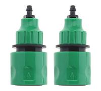 2 conectores rápidos para manguera de agua de jardín, adaptador de riego unidireccional, conector de grifo para sistema de riego de jardín de tuberías de 8/11 mm, 4/7 mm