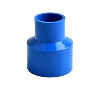 2 conectores reductores de PVC de 20, 25, 32, 40 y 50 mm, rectos o acodados, for acuarios, peceras, jardines y riego.(Blue Straight,25x20mm)
