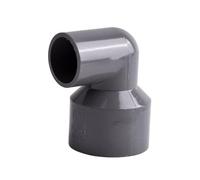 2 conectores reductores de PVC de 20, 25, 32, 40 y 50 mm, rectos o acodados, for acuarios, peceras, jardines y riego.(Grey Elbow,32x20mm)