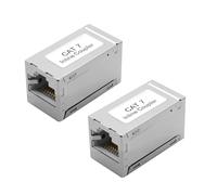 2 conectores RJ45 Lan Cat7, extensión de cable LAN para cable Ethernet, cable de red, cable de conexión Cat7 Cat6 Cat6 Cat5e Cat5 apantallado