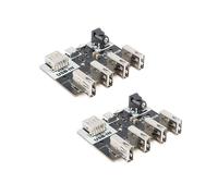 2 Conectores USB CH334, Módulo Concentrador de 4 Interfaces USB 2.0, 40 MB/S, 5 V, XL-USBHUB, Interfaz USB-A, Tipo C, DC5.5x2.1