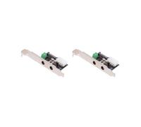 2 Conjunto Sistema de Gestión de Control Inteligente con Salida de Tarjeta de Alimentación de 1 A 4 CC de 5,5 mm y 12 V CC con Soporte PCI-e