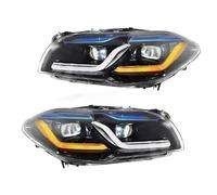 2 conjuntos de faros delanteros compatibles con BMW Serie 5 F10 F11 2011-2017 528i 535i Xenón W/AFS faros con señal de giro secuencial(Original Xenon)