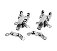 2 Conjuntos Paquete de tensores alambre caja resonancia metal regulador dispositivo lanzamiento extremo trasero conjunto resistente chapado en cromo antirrobo a la corrosión fácil instalar y ajustar p