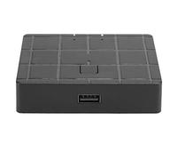 2 - Conmutador USB para impresora, escáner, teclado, ratón y disco duro móvil; dispositivo de uso compartido USB plug-and-play que no requiere software, compatible con USB 2.0 para