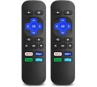 2 controles remotos de repuesto para Roku Express, para Roku Box, para Roku Premiere, para Roku Player, para Roku 1 2 3 4(HD, LT, XS, XD, XDS), no para ROKU Stick o TV