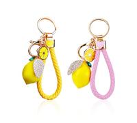 2 Cordones, Forma De Limón, Coles Creativos En El Automóvil, Decoración De Bolsos, Regalos para Amigos Y Familiares, Fiesta De Graduación De Viajes.