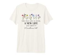 2 Corinthians 5:17 New Creation in Christ New Life Christian Camiseta Premium