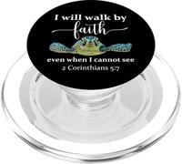 2 Corinthians 5 17 We Walk by Faith Not by Sight Bible Verse PopSockets PopGrip para MagSafe