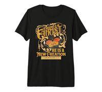 2 Corintios 5 17 If Anyone is in Christ New Creation Biblia Camiseta Premium