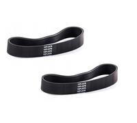 2 correas 10PJ375 para trituradora de vegetales, compatible con Ryobi 2445B, Skil F015 0770, Sterwins ESH 1-40.3, Parkside, Einhell GH-KS 244