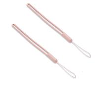 2 correas ajustables de silicona coloridas impermeables para teléfono celular, unidad flash USB, MP3, MP4, mini cámara