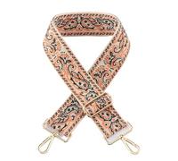 2 Correas de 5 cm de Ancho for un Solo Hombro, Ajustables, con patrón de Jacquard, for Bolso, a Rayas, Todo en uno para Bolso(Bright Silver,Mix Color 05)