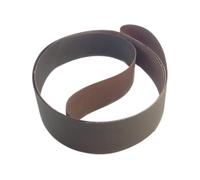 2 correas de lijado de bordes de óxido de aluminio de 6 x 108 pulgadas, correas abrasivas for juntas de cinta de grano 120 con paño de peso X