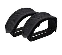 2 correas de pedal de ciclismo para niños, correas de pedal de bicicleta, clips de dedo del pie para bicicleta de engranaje fijo, color negro