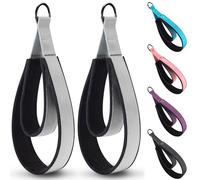 2 correas de pilates, correa de doble bucle de pilates, grosor mejorado cómodo, correa de doble bucle de anillo en D, equipo de pilates, correa de anillo en D, accesorios de entrenamiento de yoga en