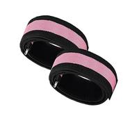 2 correas elásticas de entrenamiento de restricción de flujo sanguíneo, puños de oclusión de poliéster con hebilla rápida, 35.2 x 2 pulgadas, para ganancia muscular y quema de calorías, color rosa