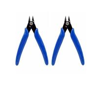 2 cortadores de alambre eléctricos, alicates de microcorte de 5 pulgadas en diagonal para carrete, bricolaje, joyería, manualidades, modelado y corte de cierres de cremallera