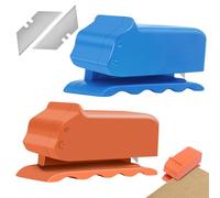 2 cortadores de cartón para tablas rascadoras de gatos, cortador de cartón impreso manualmente en forma de gatito 3D, cortador de tiras de cartón para camas de gatos hechas a mano